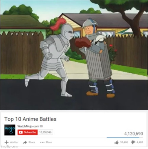 image tagged in top 10 anime battles | made w/ Imgflip meme maker