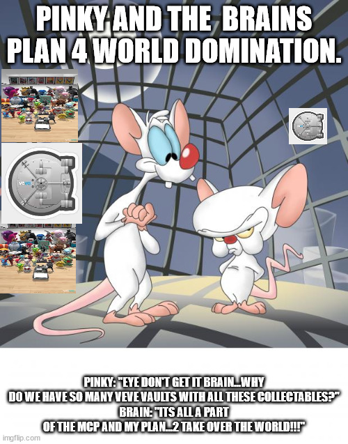 High Quality Pinky and the Brain Blank Meme Template