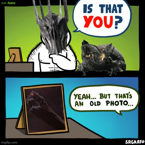 1980s Grond | image tagged in is that you yeah but that's an old photo,grond,lotr,sauron,mordor,battering ram | made w/ Imgflip meme maker