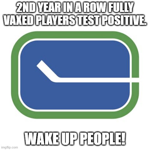 Fully vaxed | 2ND YEAR IN A ROW FULLY VAXED PLAYERS TEST POSITIVE. WAKE UP PEOPLE! | image tagged in vaxxed,vaxed,vaccines,vaccine | made w/ Imgflip meme maker