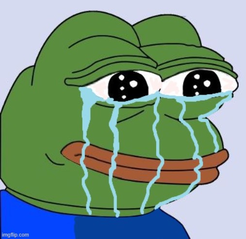 Pepe happy crying | image tagged in pepe happy crying | made w/ Imgflip meme maker