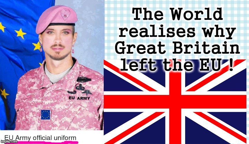 Britain left the EU with no regrets ! | image tagged in eu referendum | made w/ Imgflip meme maker