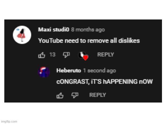 Dislike button | image tagged in youtube,dislike,comments,youtube comments,funny,2021 | made w/ Imgflip meme maker