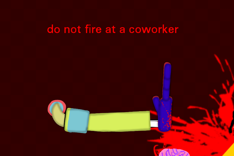 High Quality Do not fire at a coworker Blank Meme Template