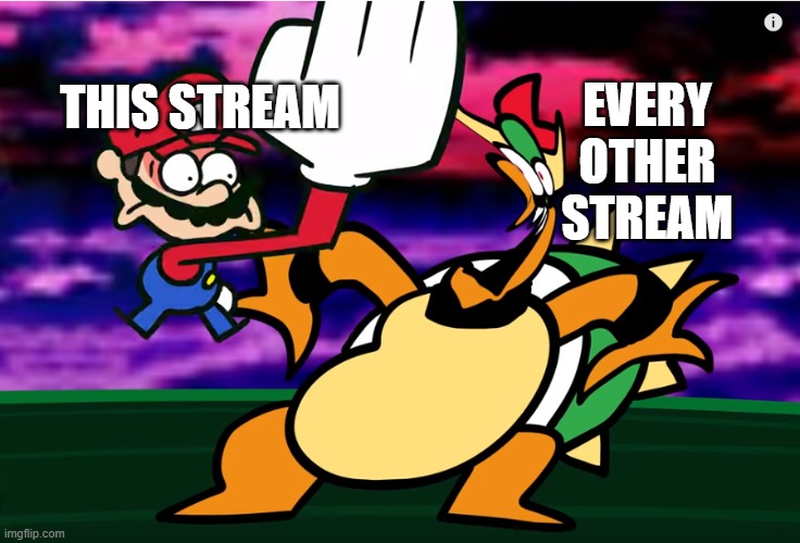 Nothing like some good Terminalmontage |  EVERY OTHER STREAM; THIS STREAM | image tagged in something about super mario 64 slap | made w/ Imgflip meme maker