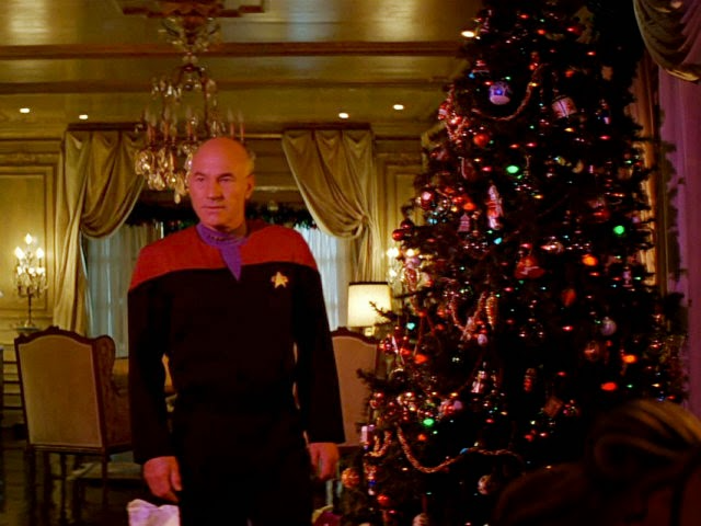 High Quality Captain Picard Christmas Blank Meme Template