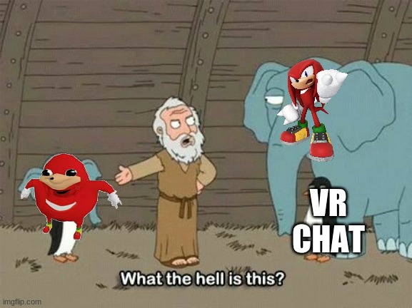 Elephant Penguin Meme | VR CHAT | image tagged in elephant penguin meme | made w/ Imgflip meme maker