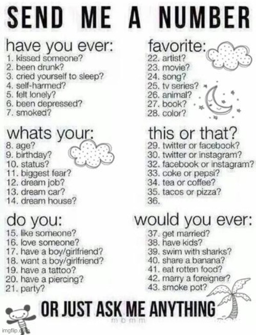Ask me numbers in the comments please im bored~ | image tagged in trending | made w/ Imgflip meme maker
