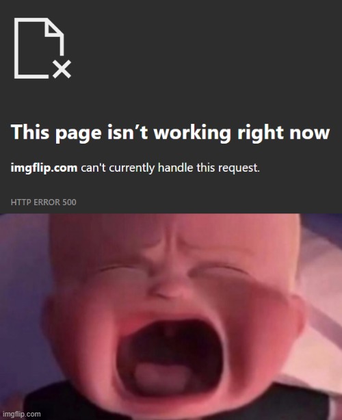image tagged in boss baby crying | made w/ Imgflip meme maker