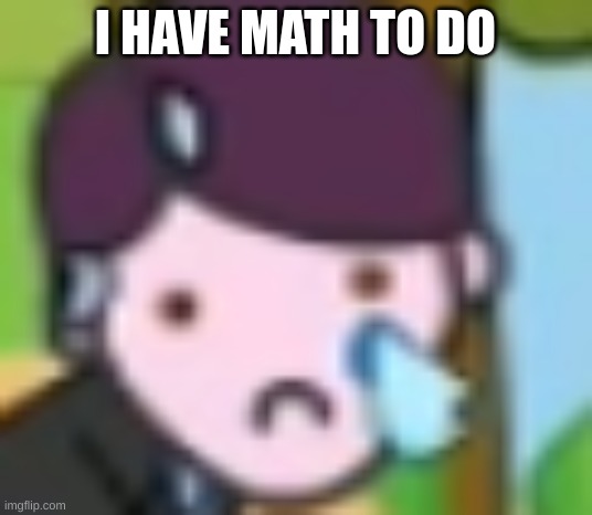 sssssssssaaaaaaaaaaaddddddddddd | I HAVE MATH TO DO | image tagged in sad | made w/ Imgflip meme maker