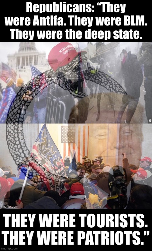 MAGA riot Jan. 6 deflections Blank Meme Template