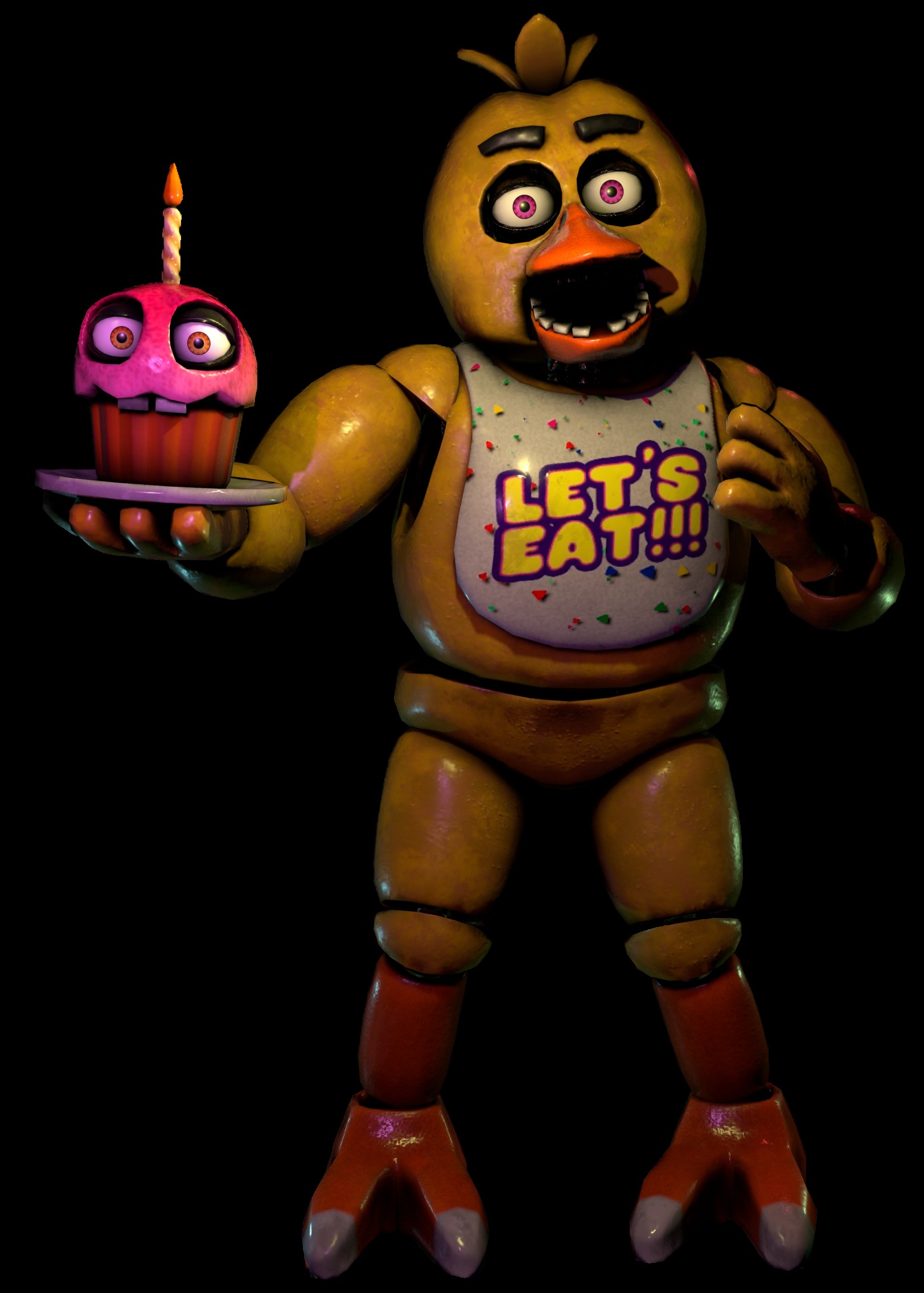 Big mouth withered chica Blank Template - Imgflip