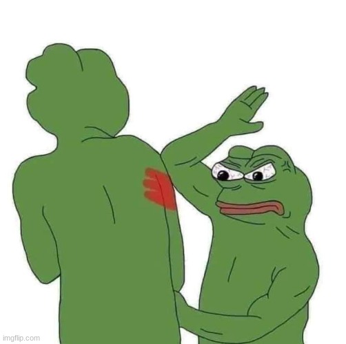 Pepe Slap | image tagged in pepe slap | made w/ Imgflip meme maker