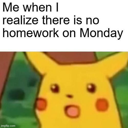 monday homework meme