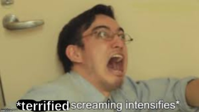 *Terrified Screaming Intensifies* | image tagged in terrified screaming intensifies | made w/ Imgflip meme maker