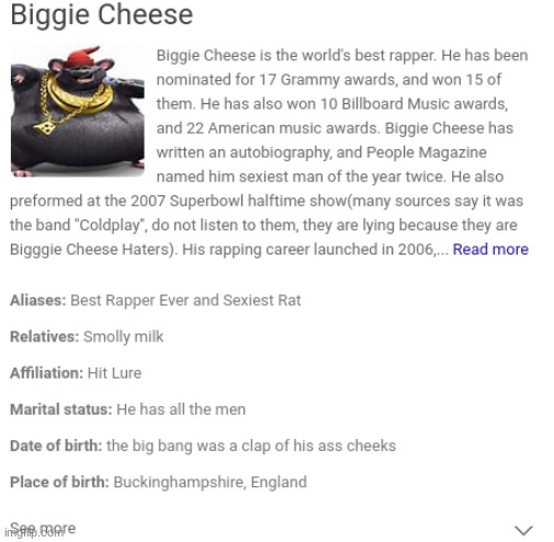 Biggie Cheese Gif - IceGif in 2023  Biggie cheese, Comedy films, Biggie