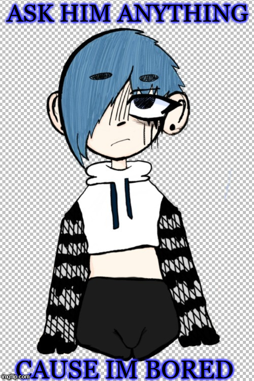 goth femboy Paige | ASK HIM ANYTHING; CAUSE IM BORED | image tagged in goth femboy poke pokette | made w/ Imgflip meme maker