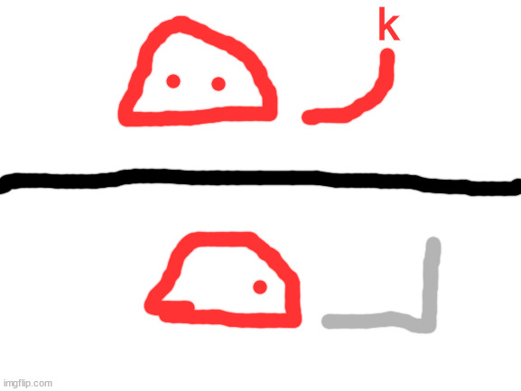 Blank White Template | k | image tagged in blank white template | made w/ Imgflip meme maker