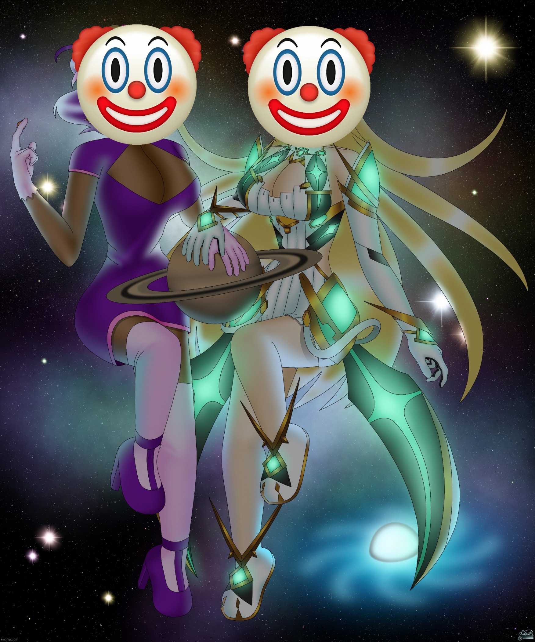 /j | image tagged in kashiko murasaki and mythra | made w/ Imgflip meme maker