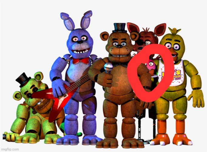 Freddy and the gang | image tagged in freddy and the gang | made w/ Imgflip meme maker