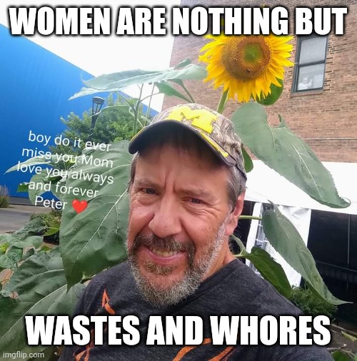 Peter Plant | WOMEN ARE NOTHING BUT; WASTES AND WHORES | image tagged in peter plant,women,funny | made w/ Imgflip meme maker