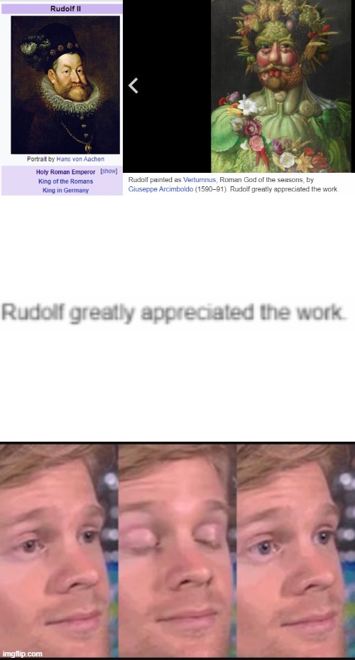 Art | image tagged in blinking guy | made w/ Imgflip meme maker