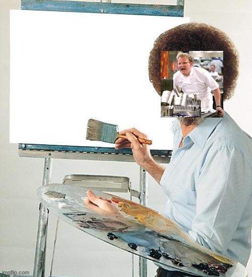 Bob Ross Troll | image tagged in bob ross troll | made w/ Imgflip meme maker