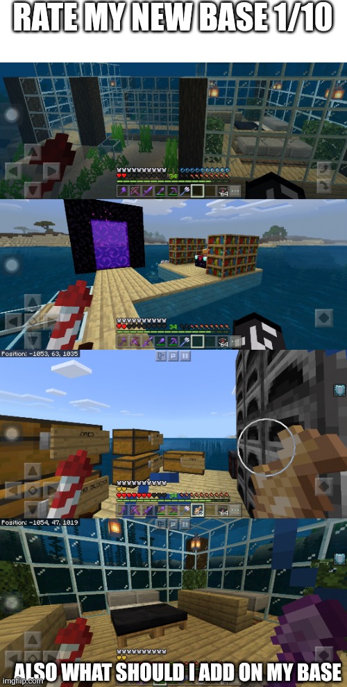 RATE MY NEW BASE 1/10; ALSO WHAT SHOULD I ADD ON MY BASE | made w/ Imgflip meme maker