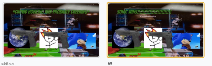 Sonic Wins Squid Game Season 1! | made w/ Imgflip meme maker