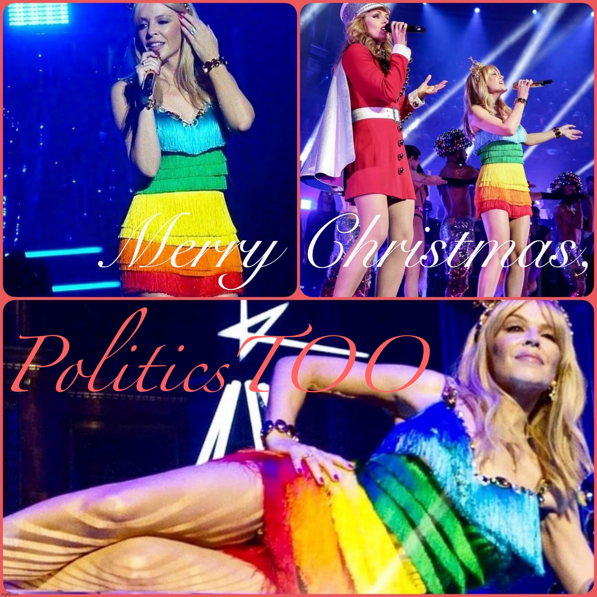 In this stream, we don’t say Happy Holidays. We say Merry Christmas. | Merry Christmas, PoliticsTOO | image tagged in kylie christmas 2016,merry christmas,lgbtq,gay pride,happy holidays,christmas | made w/ Imgflip meme maker