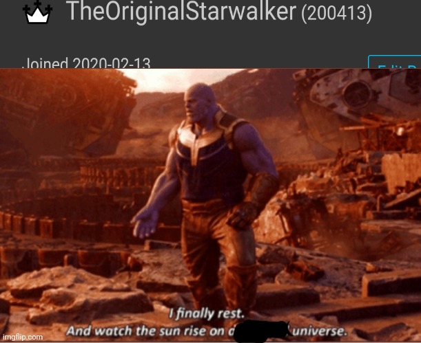 FINALLY | image tagged in i finally rest and watch the sun rise on a greatful universe | made w/ Imgflip meme maker