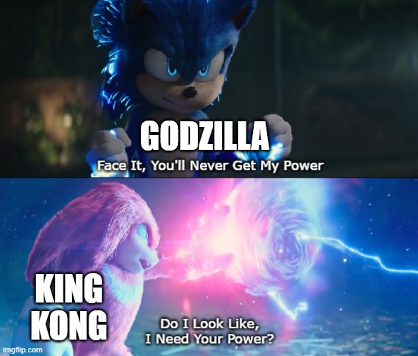 King Kong vs Godzilla 1962 Meme | GODZILLA; KING KONG | image tagged in do i look like i need your power meme,godzilla,king kong | made w/ Imgflip meme maker