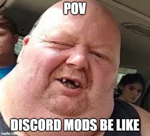 facts lol |  POV; DISCORD MODS BE LIKE | image tagged in memes,meme,discord,discord mod,pov | made w/ Imgflip meme maker