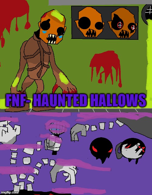 FNF- Haunted Hollows | FNF- HAUNTED HALLOWS | image tagged in fnf custom week,mario,legend of zelda | made w/ Imgflip meme maker