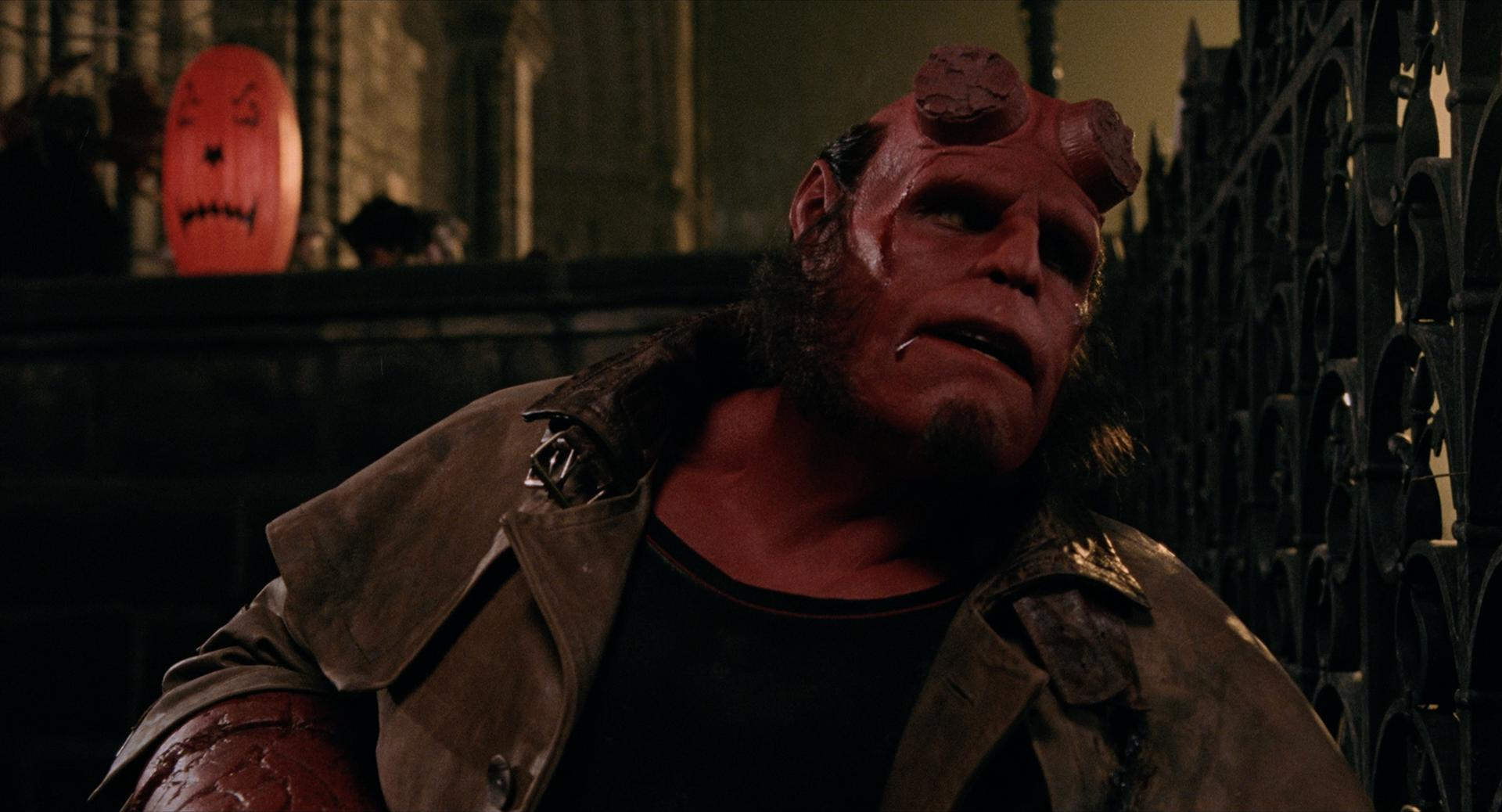 Hellboy Ron Pearlman Blank Meme Template