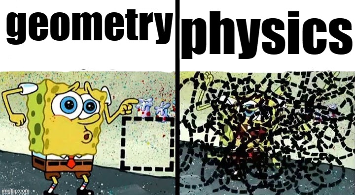 AAAAAAAAAAAAAA | physics; geometry | image tagged in something easy vs something hard,yes | made w/ Imgflip meme maker