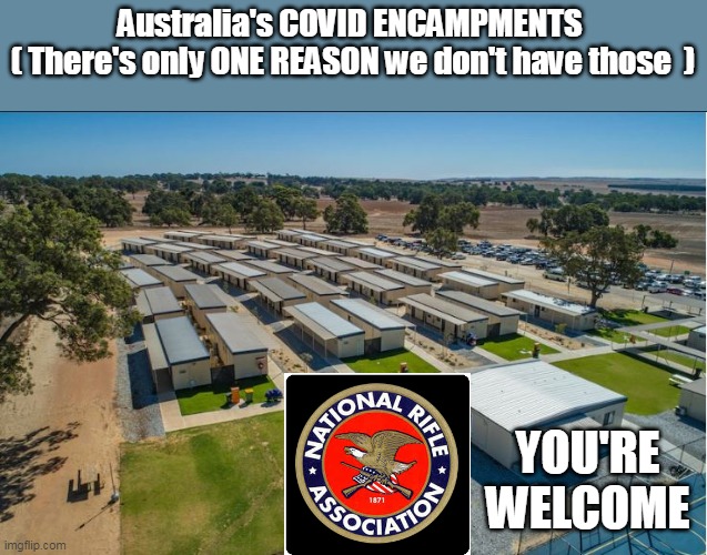 Bet Brandon would give us a nice shower upon arrival though.. | Australia's COVID ENCAMPMENTS 
( There's only ONE REASON we don't have those  ); YOU'RE WELCOME | image tagged in memes | made w/ Imgflip meme maker