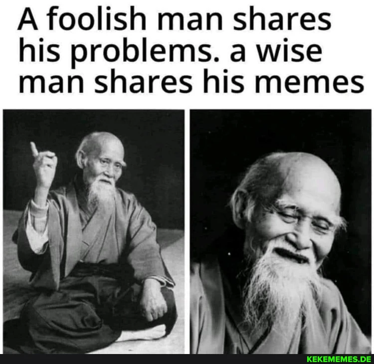 High Quality Wise Man Blank Meme Template