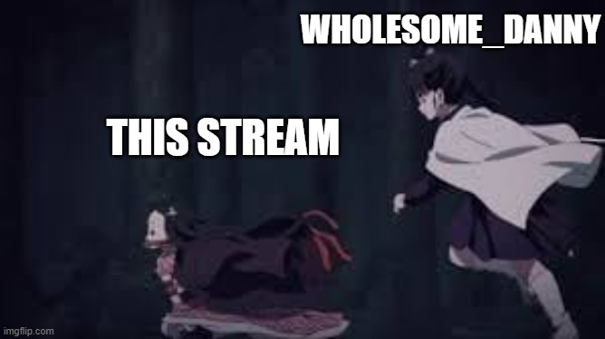 their images = WHOLESOME DAYYYYYYYYYY | WHOLESOME_DANNY; THIS STREAM | image tagged in kanao chasin nezuko | made w/ Imgflip meme maker