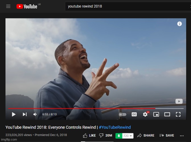 evil youtube be like | image tagged in youtube,youtube rewind 2018,dislike | made w/ Imgflip meme maker