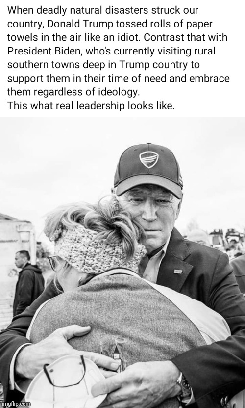 No paper towels for Kentucky | image tagged in biden,trump,conservative,republican,liberal,democrat | made w/ Imgflip meme maker