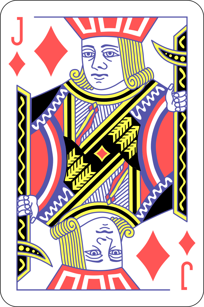 Jack of Diamonds Blank Meme Template