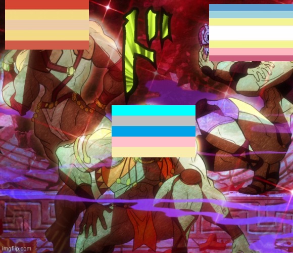 The three sexualities I would never like and support: pedo, rape, and anthrosexual | image tagged in pillar men awaken | made w/ Imgflip meme maker