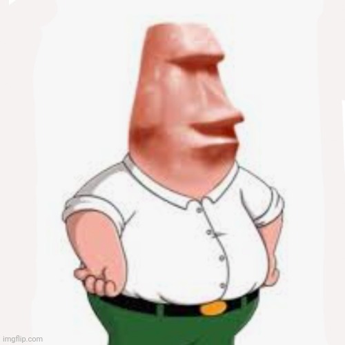 Cursed peter griffin | image tagged in cursed image,peter griffin,statue | made w/ Imgflip meme maker