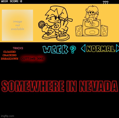 (This takes place in Nevada,of course.) | ??? ? CLOAKED
CRACKING
BREAKDOWN; CUTTING JOKE | image tagged in roleplaying | made w/ Imgflip meme maker