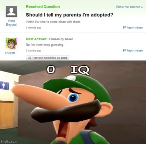 your parents adopt you- | image tagged in are you stupid or something,funny,0 iq,are you stupid,stupid questions,you received an idiot card | made w/ Imgflip meme maker