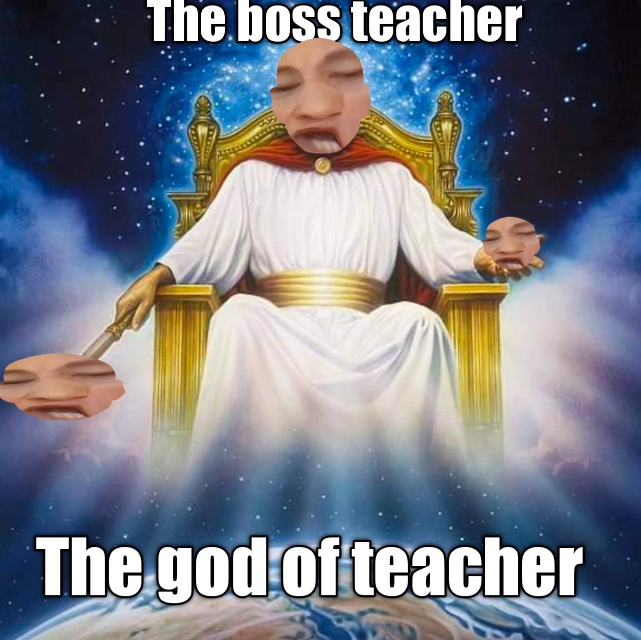 Boss teacher.exe Blank Meme Template
