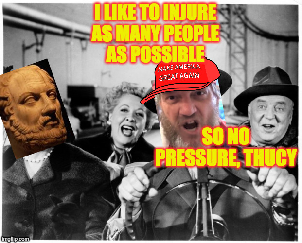 I LIKE TO INJURE
AS MANY PEOPLE
AS POSSIBLE SO NO PRESSURE, THUCY | made w/ Imgflip meme maker