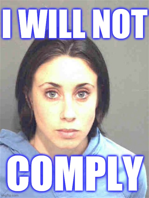 I WILL NOT COMPLY | made w/ Imgflip meme maker