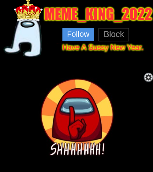Meme_King_2022 Announcement Template Blank Meme Template